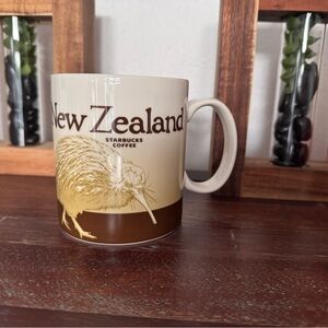Starbucks New Zealand Mug - Cream and Brown